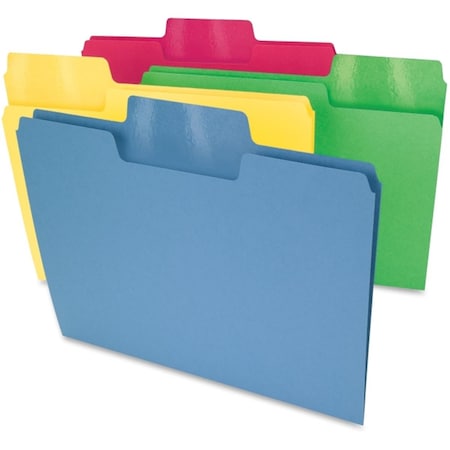 Smead Assorted Color SuperTab File Folders 10480